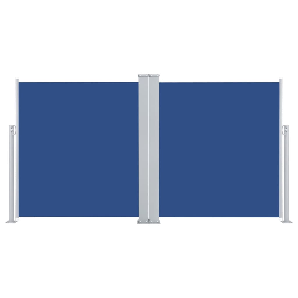 Retractable Side Awning Blue 140x600 cm