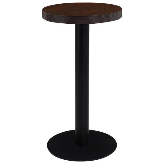 Bistro Table Dark Brown 40 cm MDF