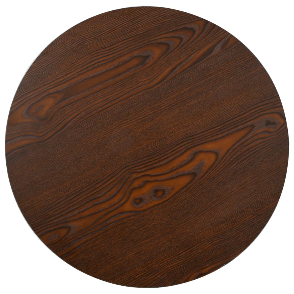 Bistro Table Dark Brown 50 cm MDF