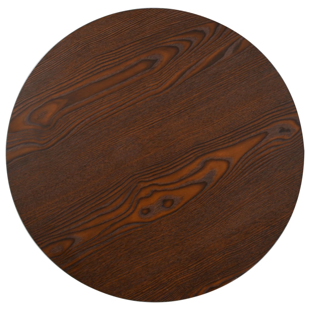 Bistro Table Dark Brown 60 cm MDF