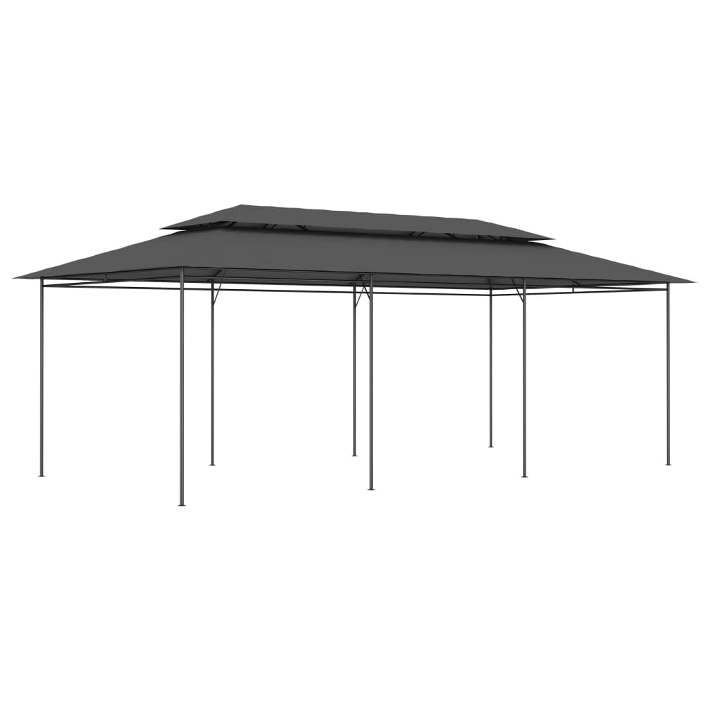 Gazebo 600x298x270 cm Anthracite