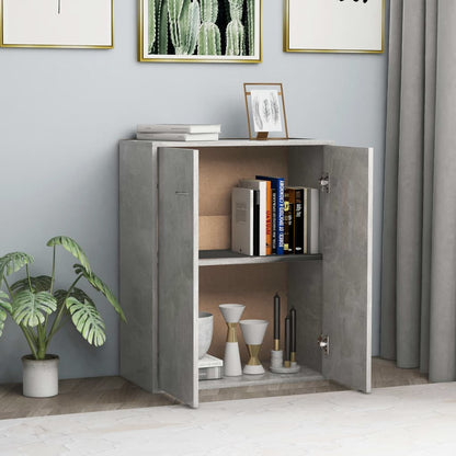 Sideboard Concrete Grey 60x30x75 cm Engineered Wood