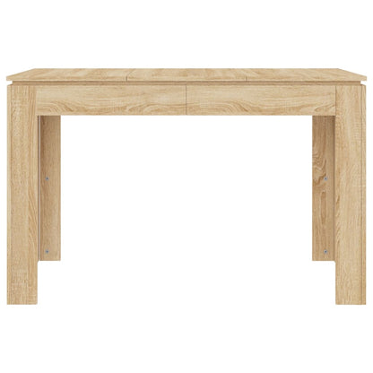 Dining Table Sonoma Oak 120x60x76 cm Engineered Wood