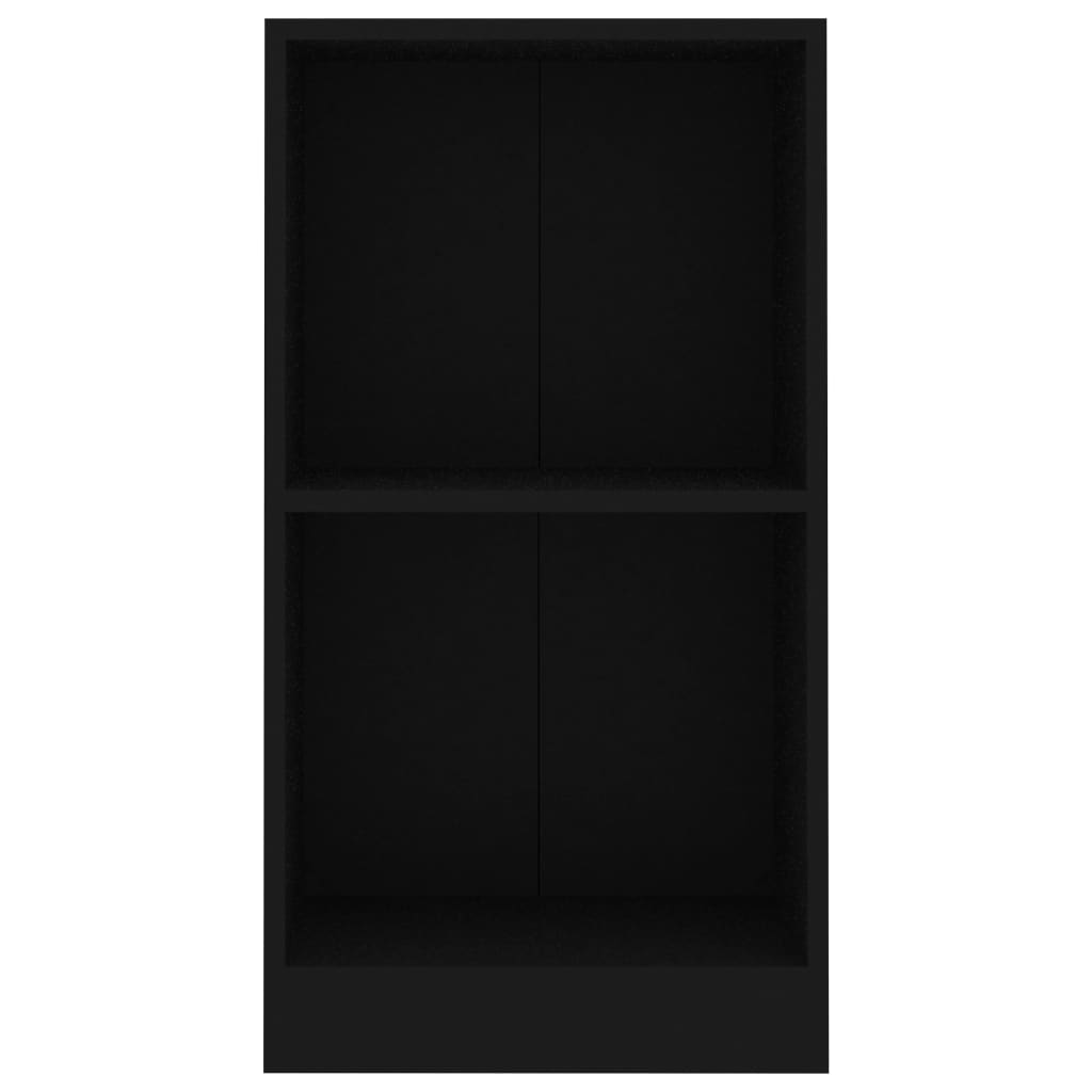 Bookshelf Black 40x24x75 cm Engineered Wood