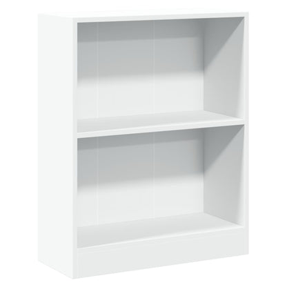 Bookshelf White 60x24x76 cm Engineered Wood