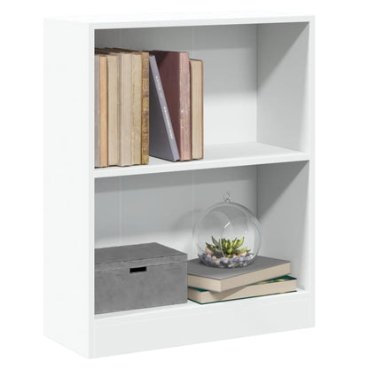 Bookshelf White 60x24x76 cm Engineered Wood