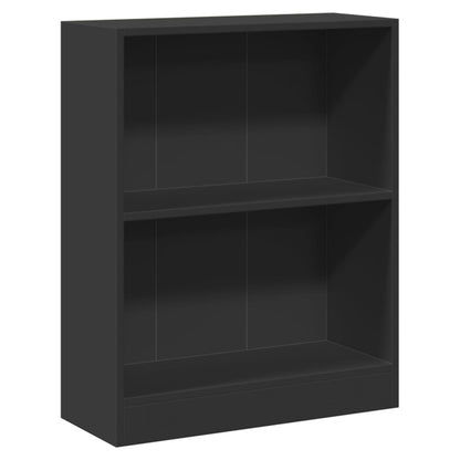 Bookshelf Black 60x24x76 cm Engineered Wood