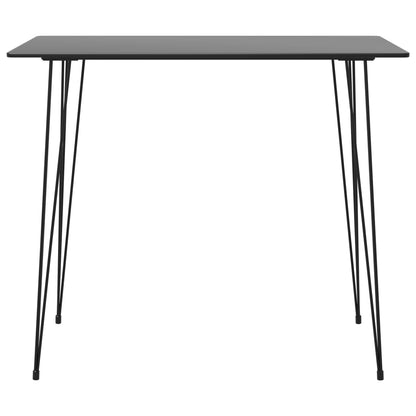 Bar Table Black 120x60x105 cm