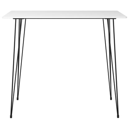 Bar Table White 120x60x105 cm