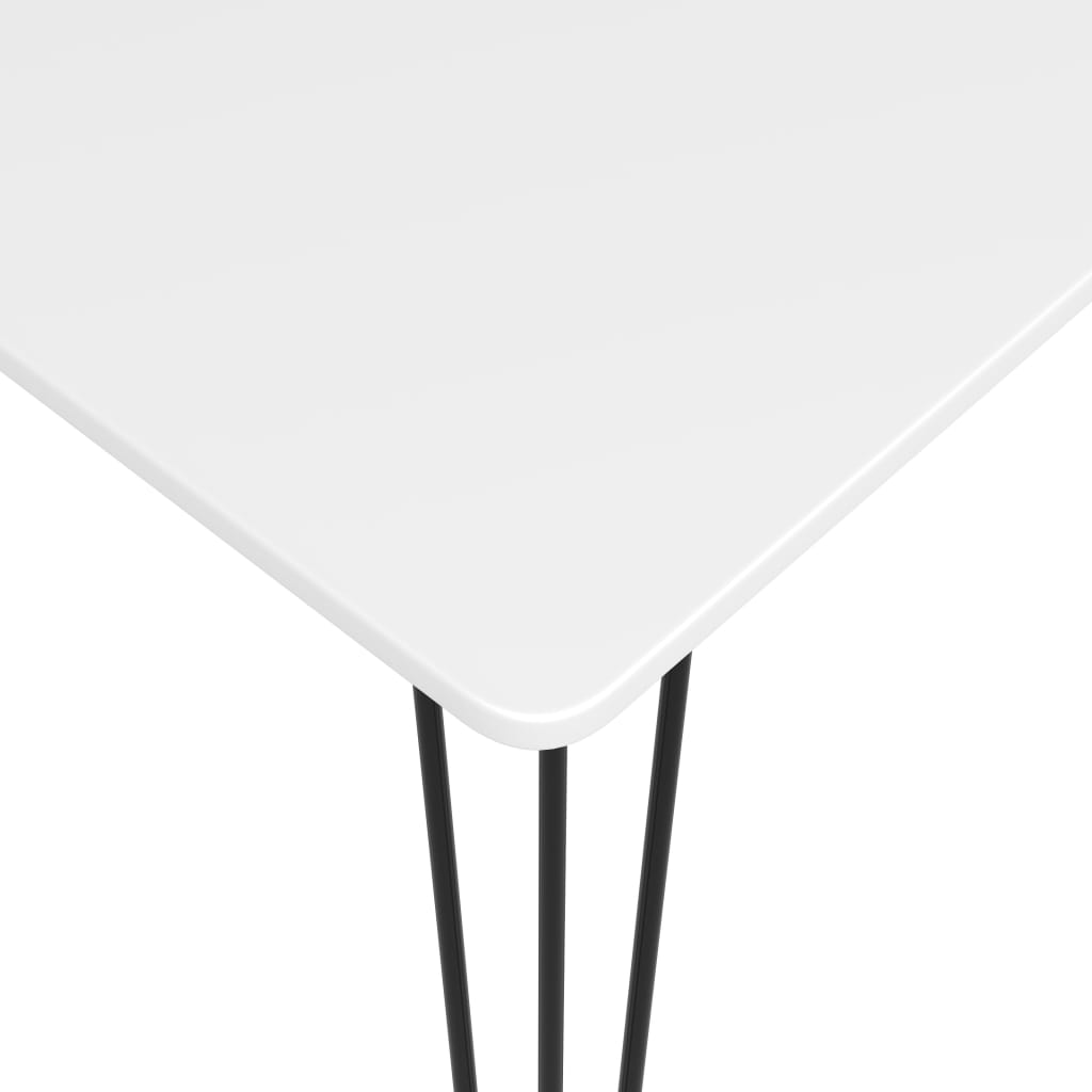 Bar Table White 120x60x105 cm