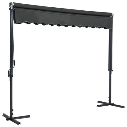 Free Standing Awning 300x300 cm Anthracite