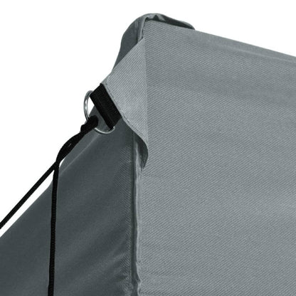 Professional Folding Party Tent with 3 Sidewalls 3x4 m Steel Anthracite