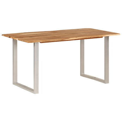 Dining Table 154x80x76 cm Solid Acacia Wood