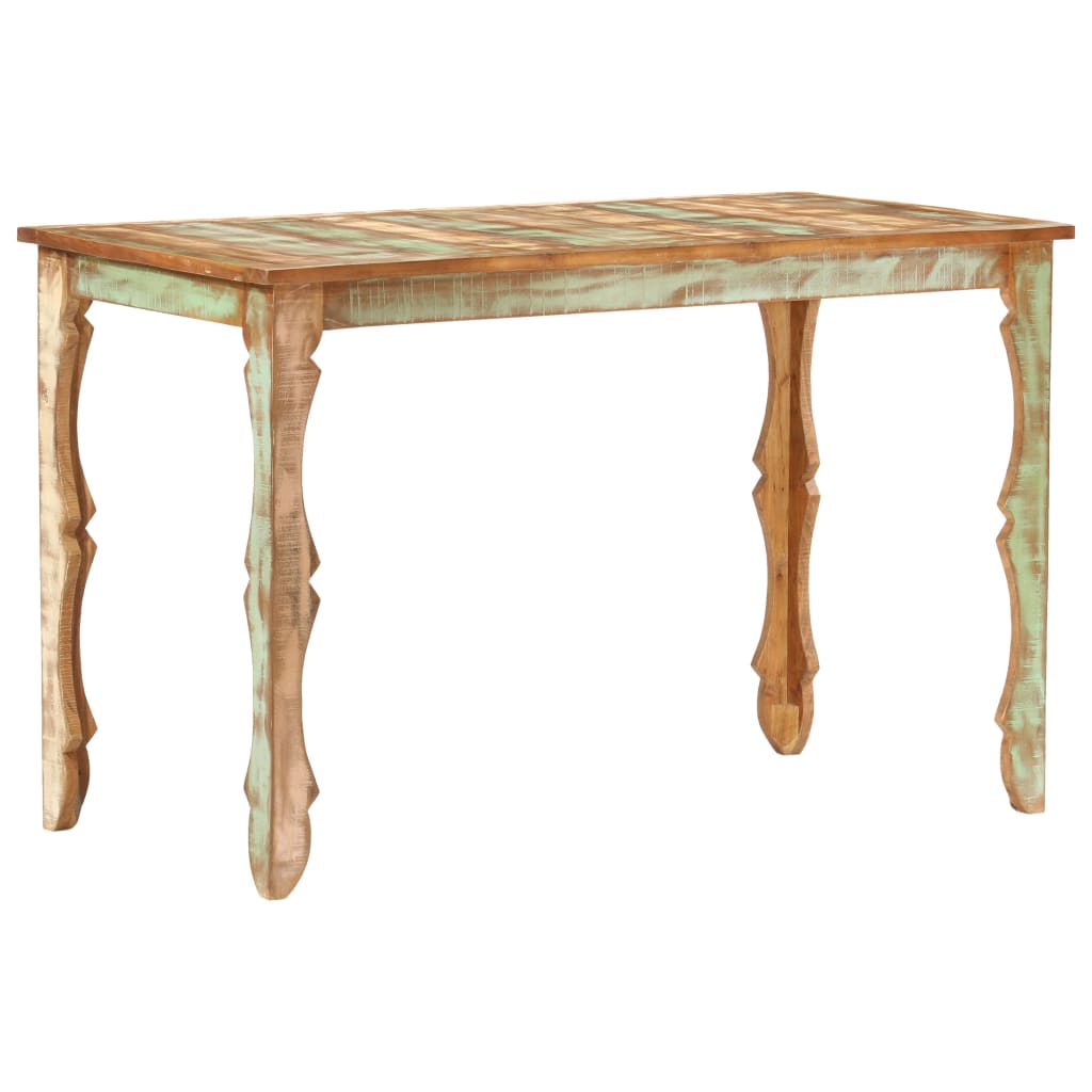 Dining Table 120x60x76 cm Solid Reclaimed Wood