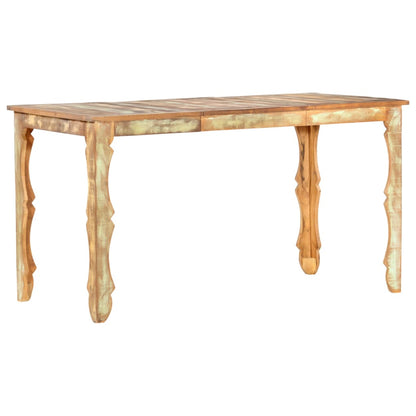 Dining Table 140x70x76 cm Solid Reclaimed Wood