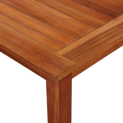 Garden Table 85x85x74 cm Solid Acacia Wood