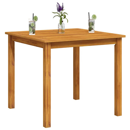 Garden Table 85x85x74 cm Solid Acacia Wood