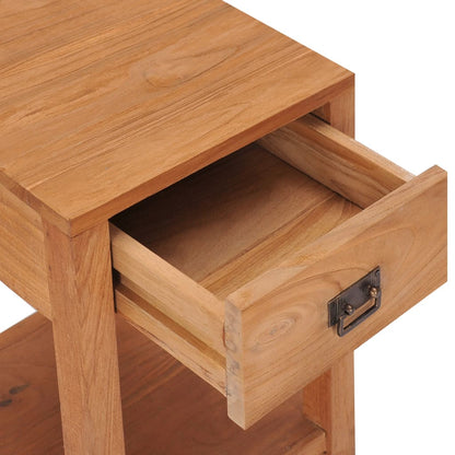 bedside Cabinet 35x35x50 cm Solid Teak Wood