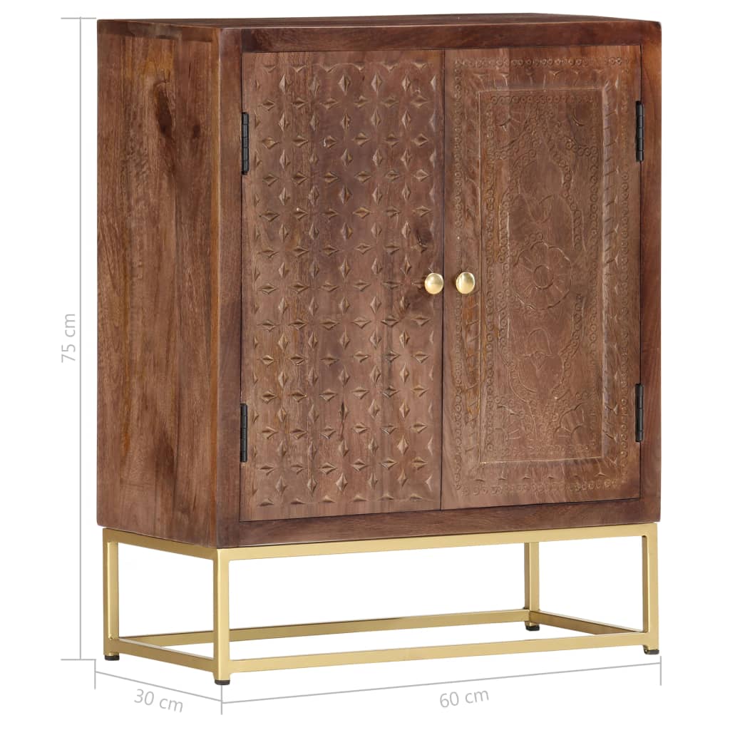 Sideboard 60x30x75 cm Solid Mango Wood