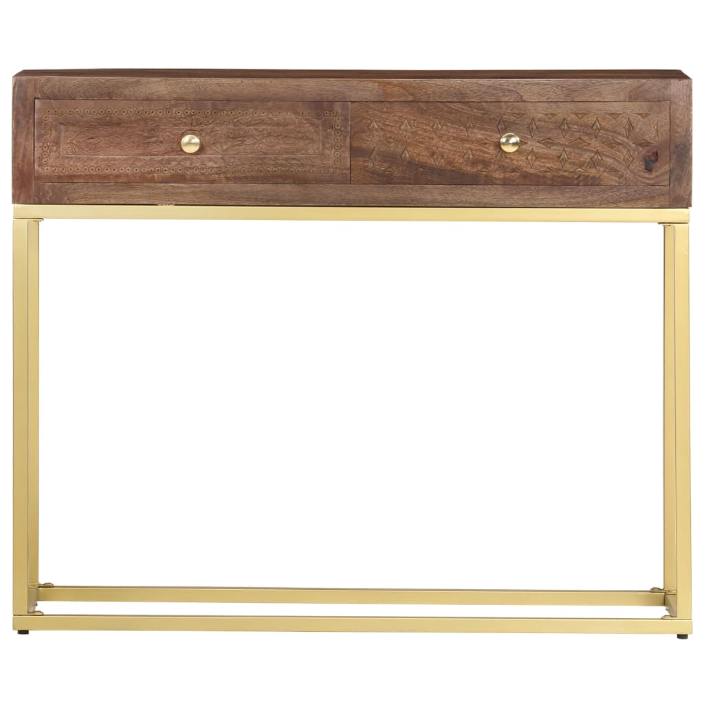 Console Table 90x30x75 cm Solid Mango Wood