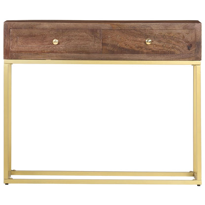 Console Table 90x30x75 cm Solid Mango Wood