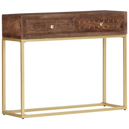 Console Table 90x30x75 cm Solid Mango Wood