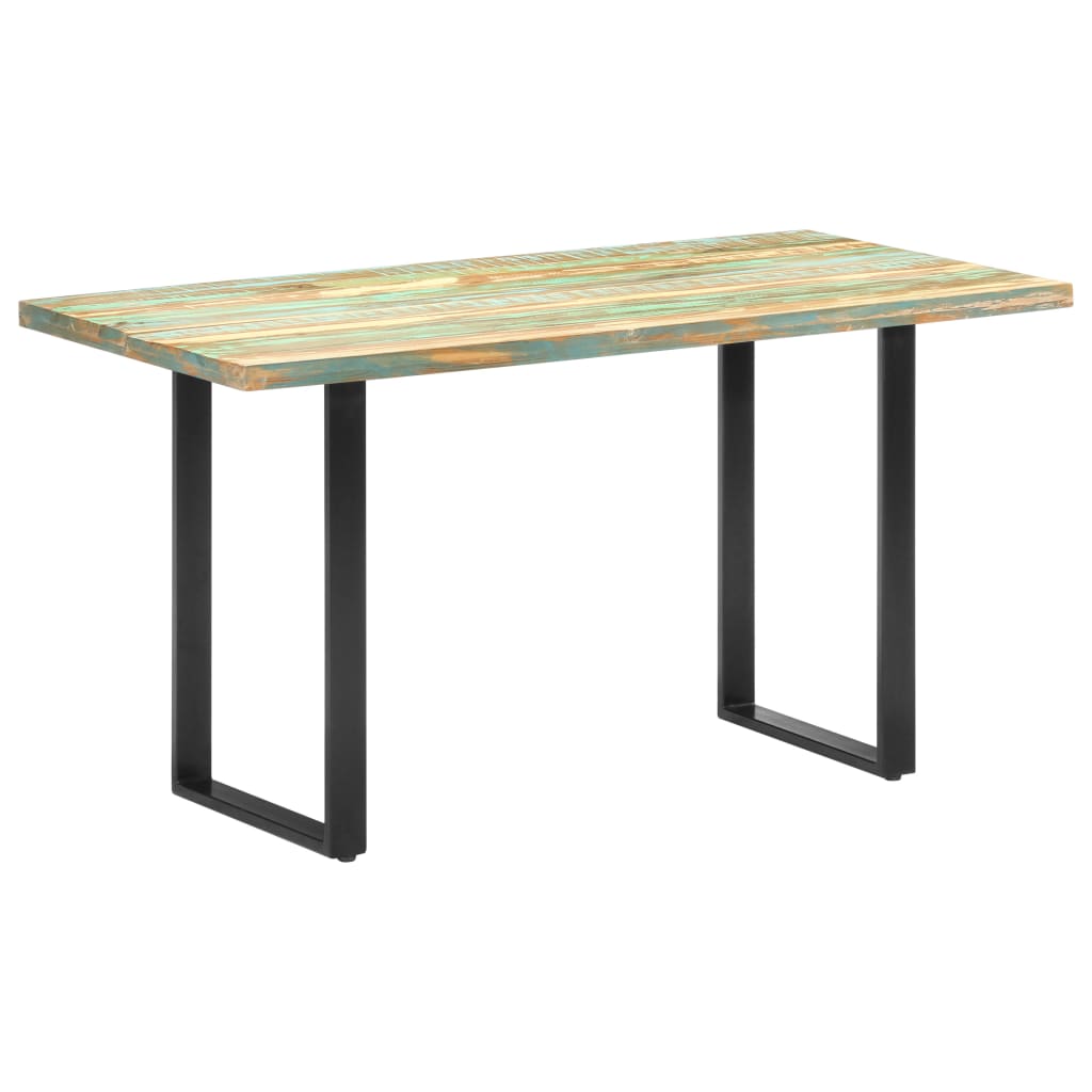 Dining Table 140x70x76 cm Solid Reclaimed Wood