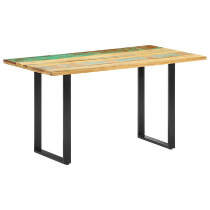 Dining Table 140x70x76 cm Solid Reclaimed Wood