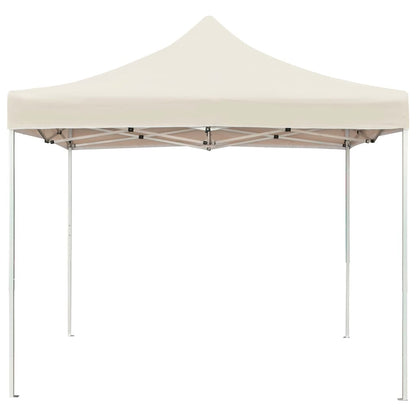 Professional Folding Party Tent Aluminium 2x2 m Cream