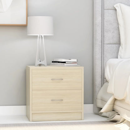 Bedside Cabinets 2 pcs Sonoma Oak 40x30x40 cm Engineered Wood