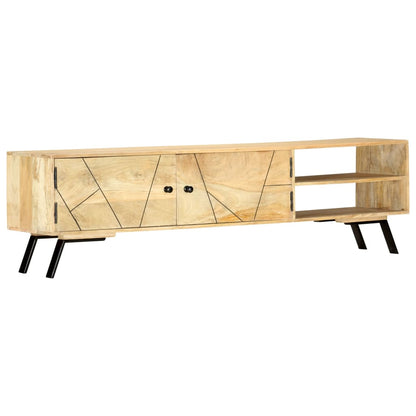 TV Cabinet 140x30x40 cm Solid Mango Wood