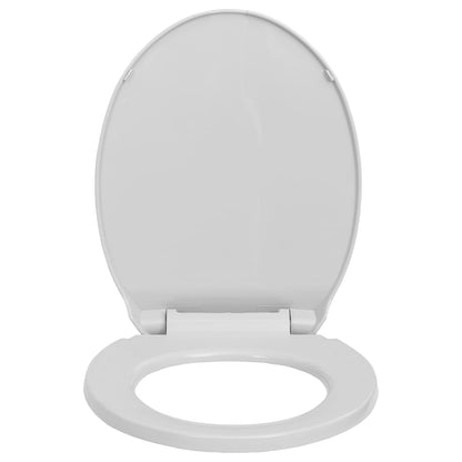 Soft-Close Toilet Seat Light Grey Oval