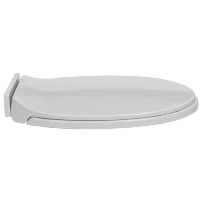 Soft-Close Toilet Seat Light Grey Oval