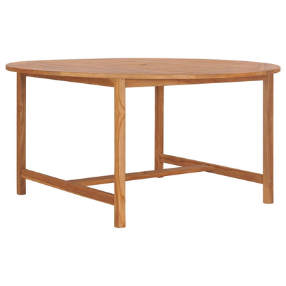 Garden Table 150x76 cm Solid Teak Wood