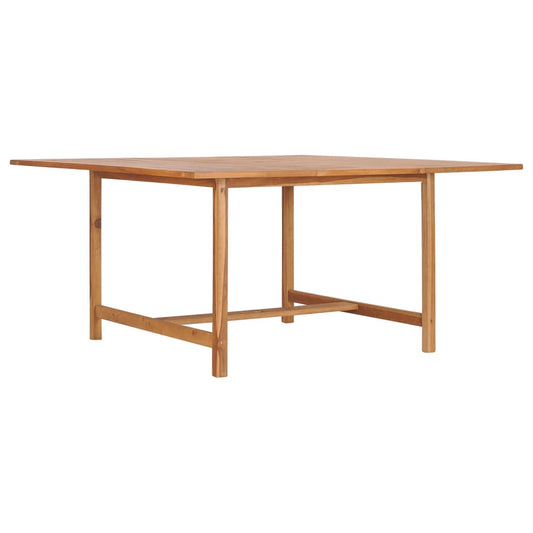 Garden Table 150x150x76 cm Solid Teak Wood