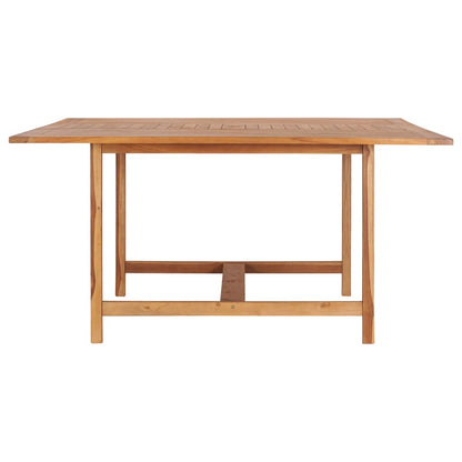 Garden Table 150x150x76 cm Solid Teak Wood