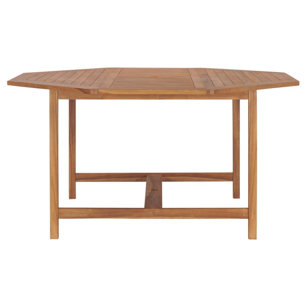 Garden Table 150x150x75 cm Solid Teak Wood