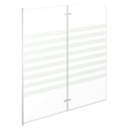 Bath Enclosure 120x140 cm Tempered Glass Stripe