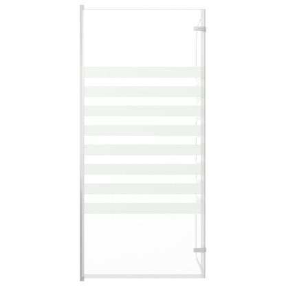 Bath Enclosure 120x140 cm Tempered Glass Stripe