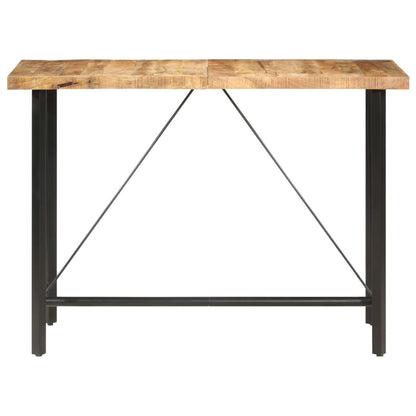 Bar Table 150x70x107 cm Rough Mango Wood