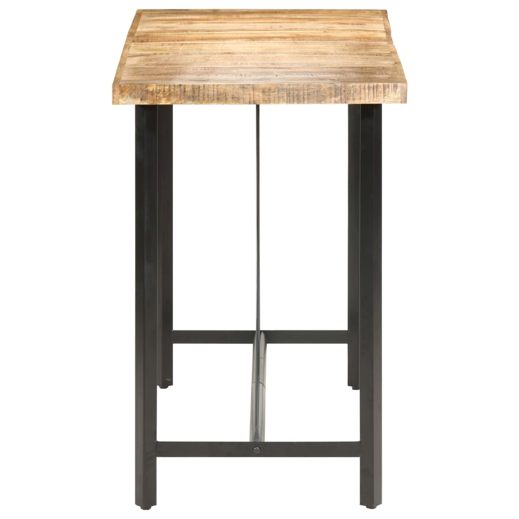 Bar Table 180x70x107 cm Rough Mango Wood