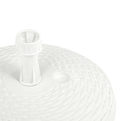 Umbrella Base Sand/Water Filled 20 L White Plastic Rattan