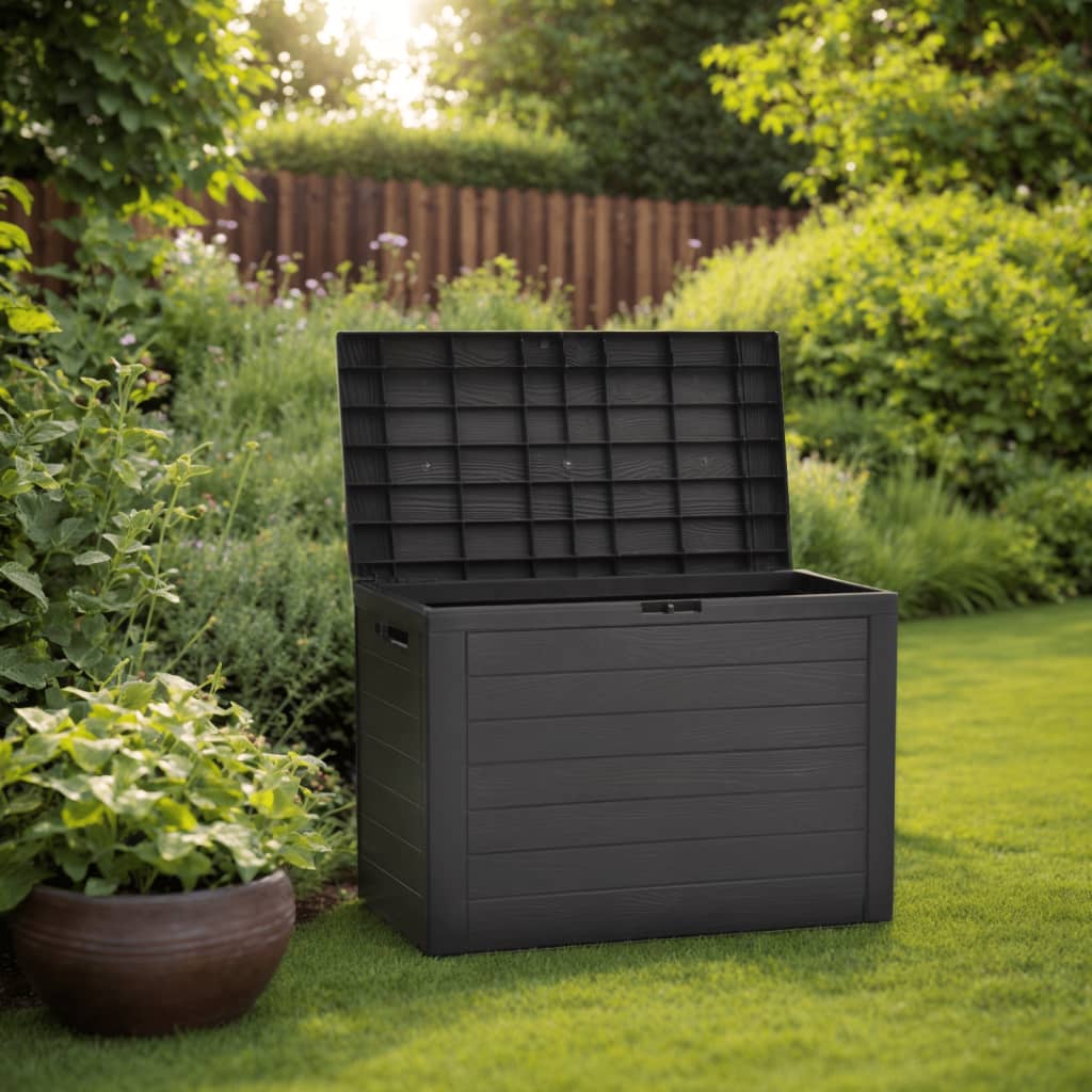 Garden Storage Box Anthracite 78x44x55 cm