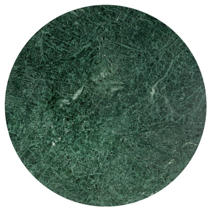 Coffee Table Green 60x60x35 cm Real Stone with Marble Texture