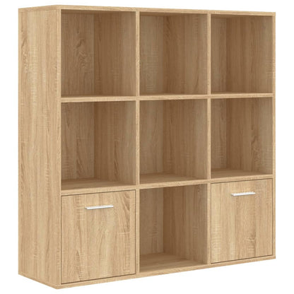 Book Cabinet Sonoma Oak 98x30x98 cm Engineered Wood