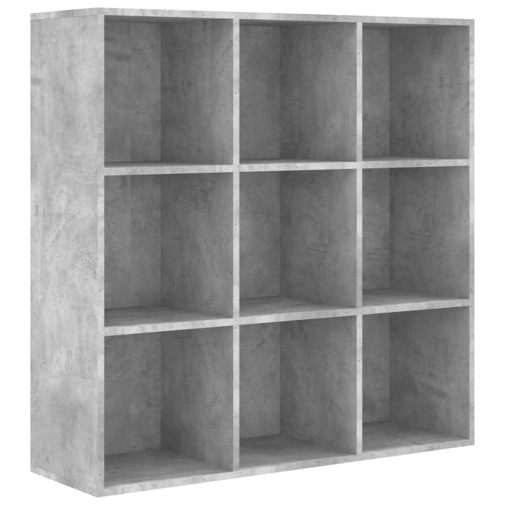 Book Cabinet Concrete Grey 98x29x97.5 cm Engineered Wood