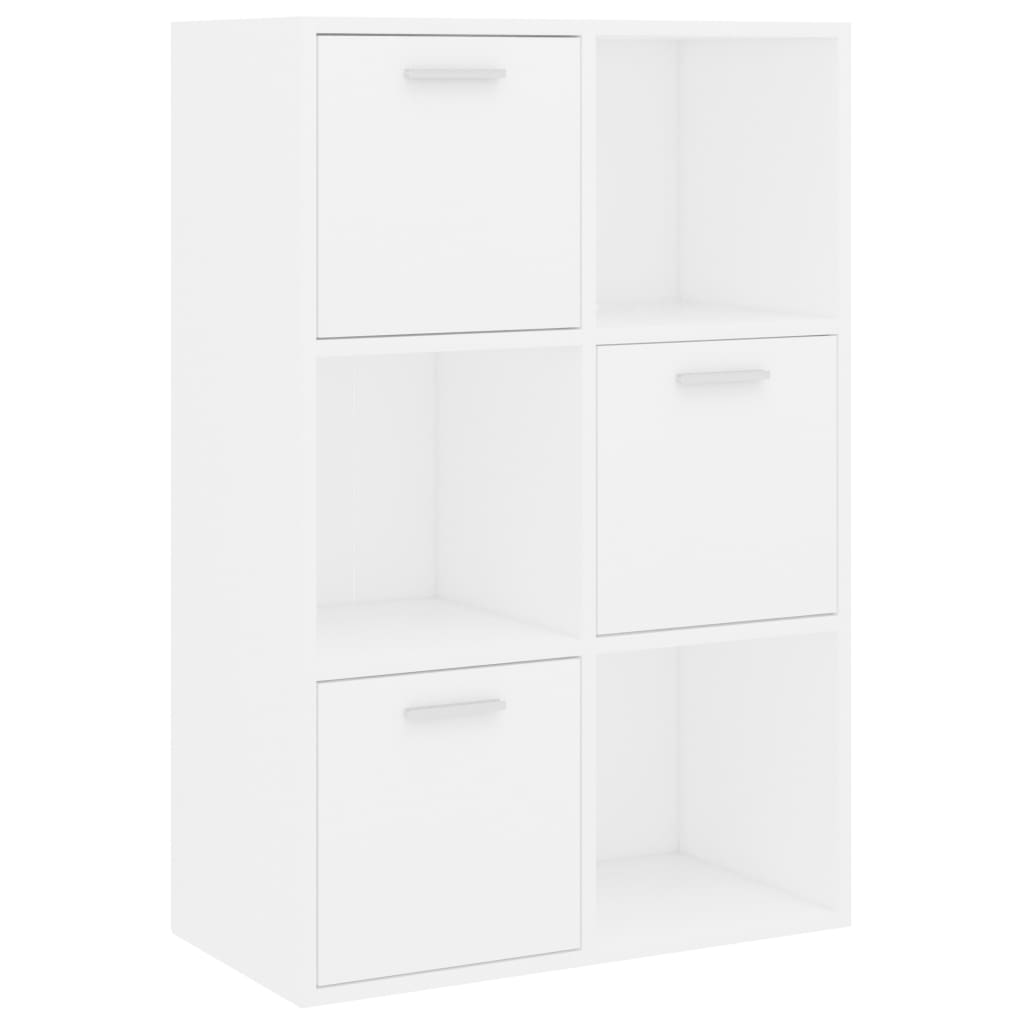 Storage Cabinet White 60x29.5x90 cm Engineered Wood