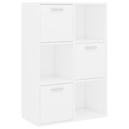 Storage Cabinet White 60x29.5x90 cm Engineered Wood