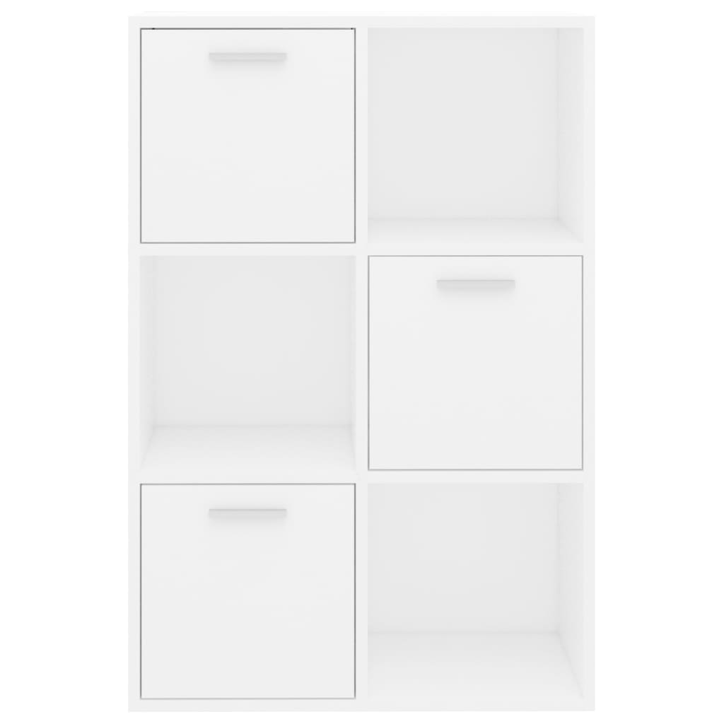 Storage Cabinet White 60x29.5x90 cm Engineered Wood