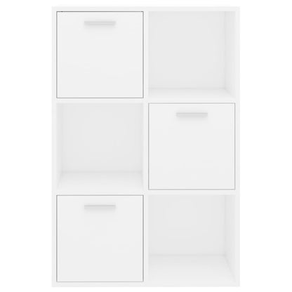 Storage Cabinet White 60x29.5x90 cm Engineered Wood